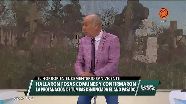 Hallaron fosas comunes en el cementerio San Vicente 