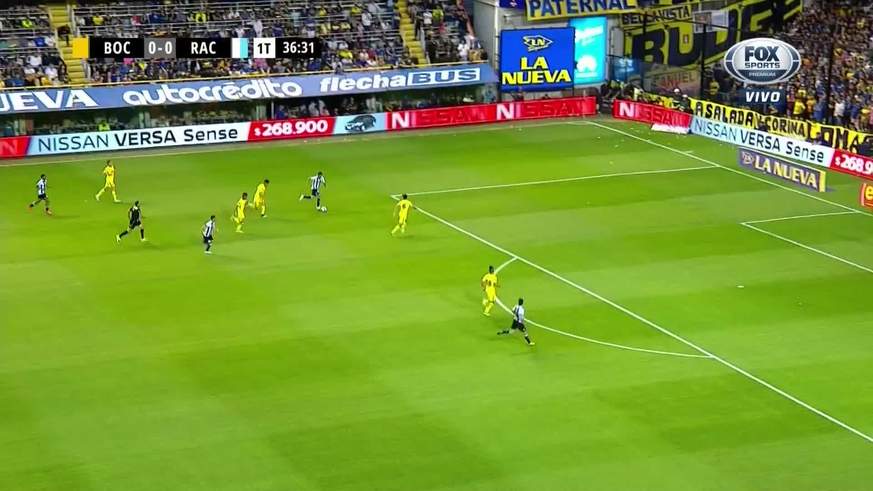 El gol de Lautaro Martínez para Racing contra Boca