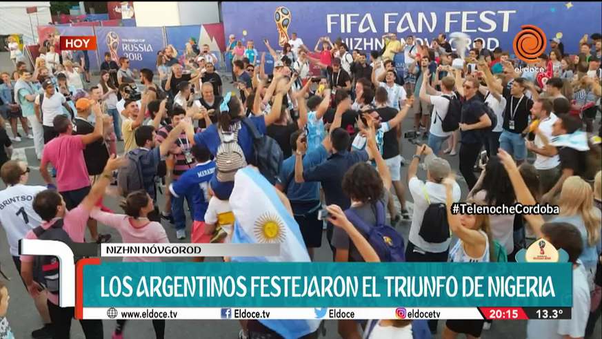 Fiesta argentina en Rusia... ¡Gracias a Nigeria!