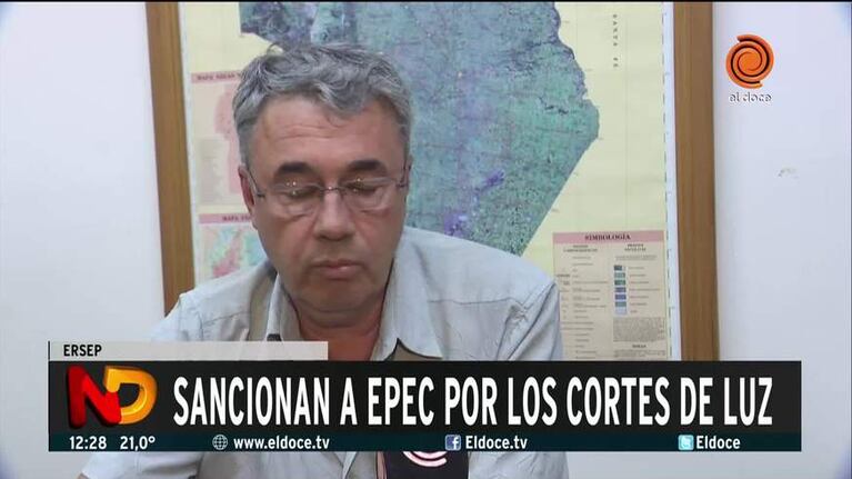 Descuento de Epec por los días sin luz
