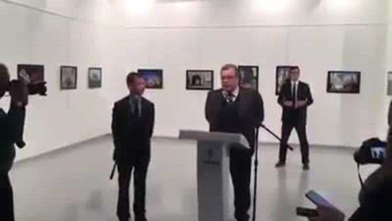 El nuevo y revelador video del crimen del embajador ruso