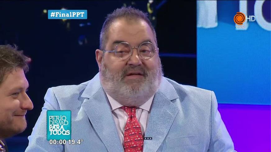 La entrevista a Lanata en el final de PPT