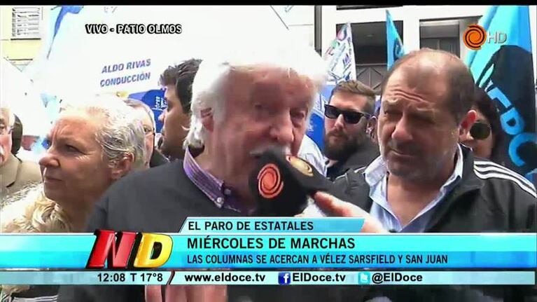 Paro y marcha de estatales