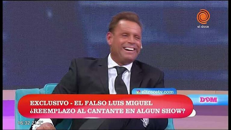 El doble de Luis Miguel develó el misterio