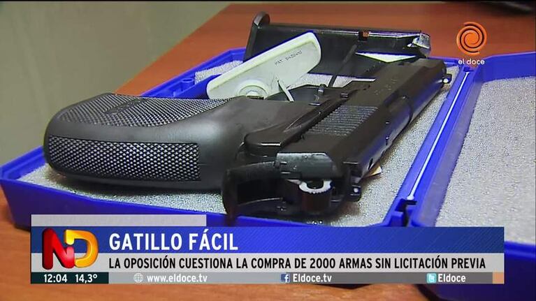 Polémica por la compra de armas sin licitación