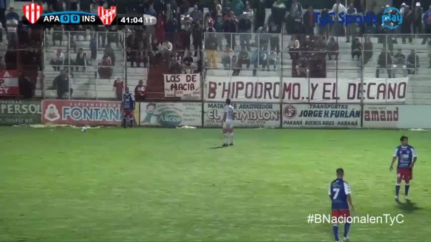 El gol de Atlético Paraná a Instituto