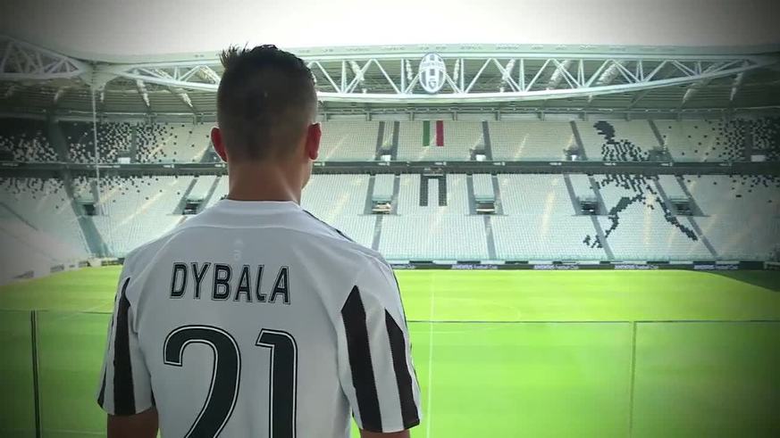 La presentación de Dybala en Juventus