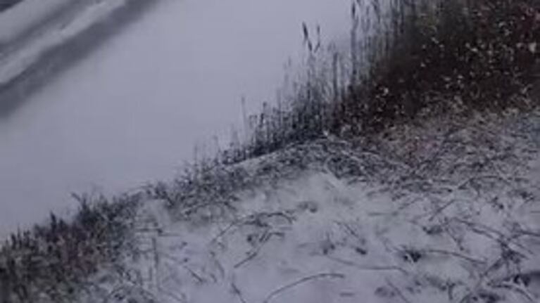 Canadá: espectacular choque en cadena