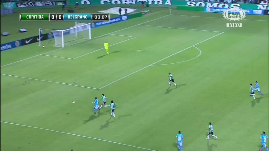 ¡El golazo de Bieler a Coritiba!