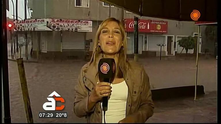 La tormenta inundó las calles de Córdoba