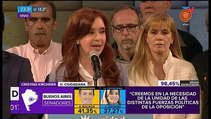 La desazón de Cristina al admitir la derrota