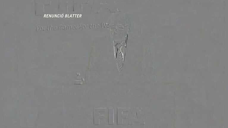 Blatter anunció que dejará de ser presidente de la FIFA