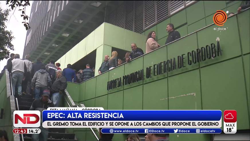 Empleados de Epec toman la sede central 