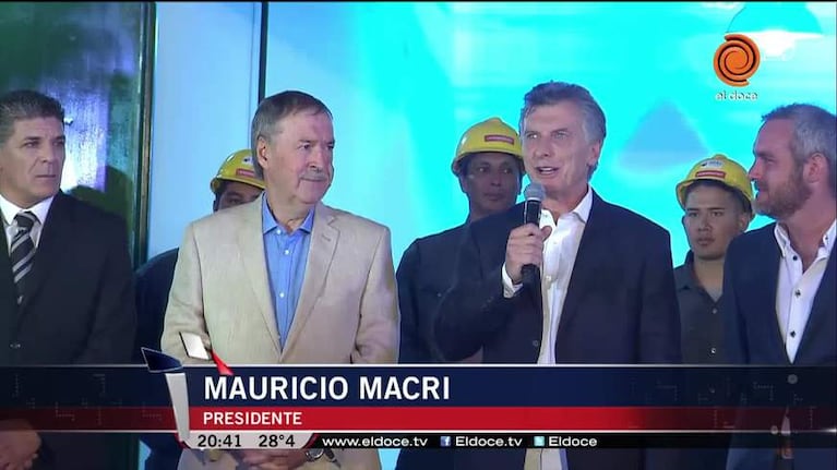 Macri, junto a Schiaretti en La Calera