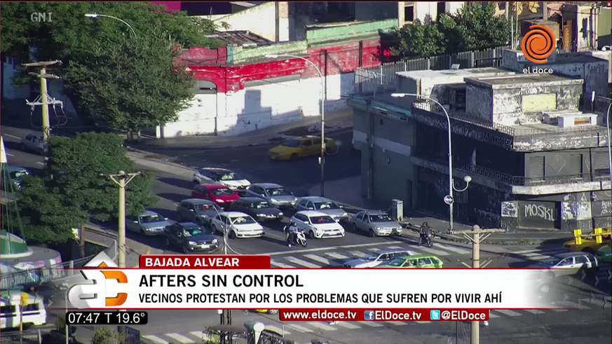Los vecinos se quejan por los afters en el puente Alvear
