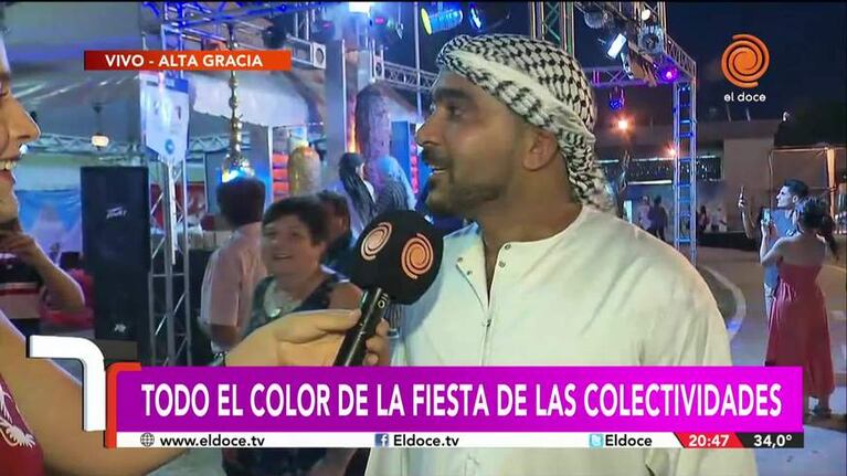 La comida árabe es furor en la Fiesta de las Colectividades