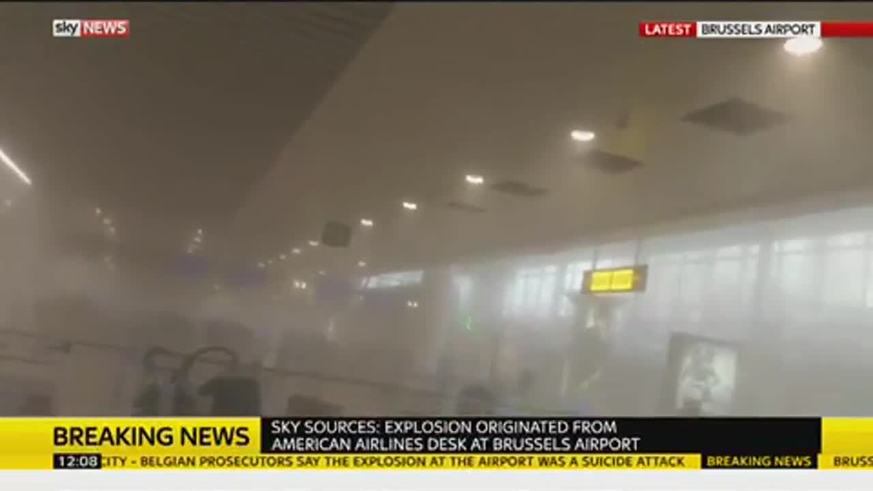 Aeropuerto de Bruselas, después del atentado