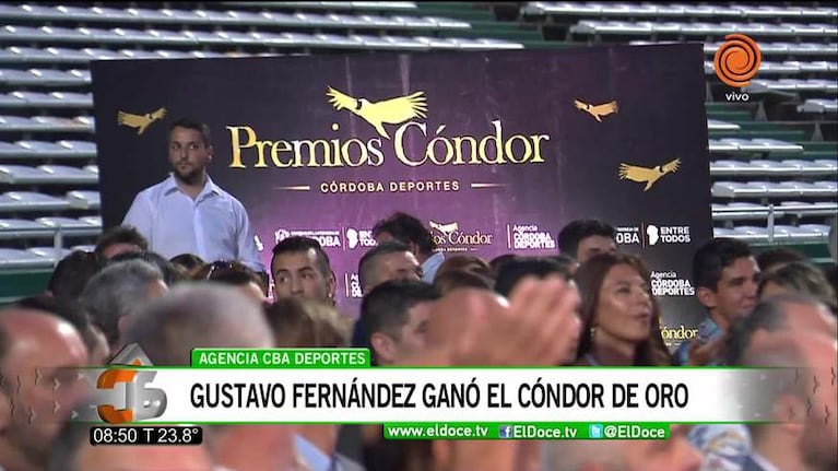 Gustavo Fernández ganó el premio Cóndor de Oro