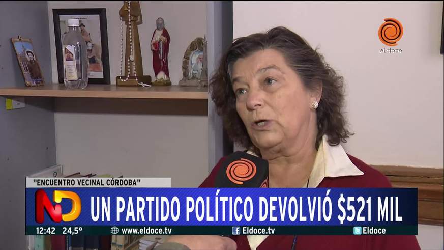 Un partido político... ¡Devolvió medio millón de pesos al Estado!