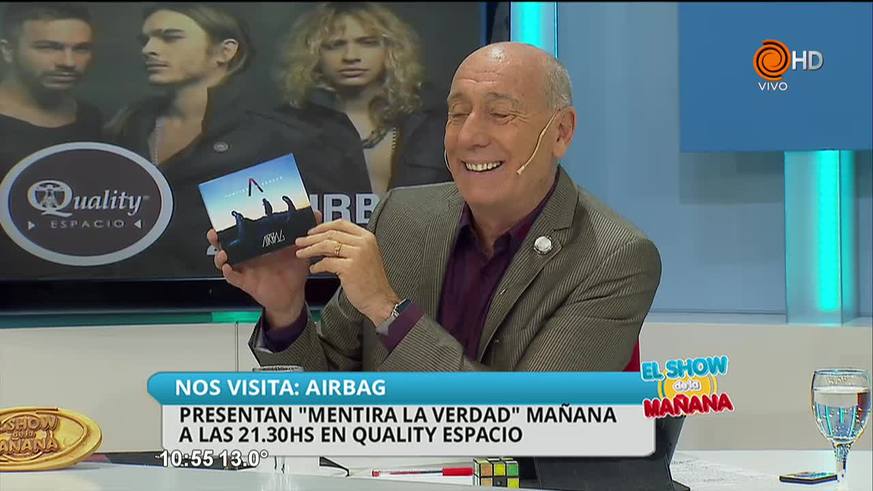 Canta Airbag en El Show de la Mañana