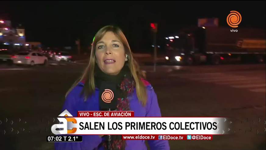 Plan de Emergencia: los primeros colectivos en salir a la calle