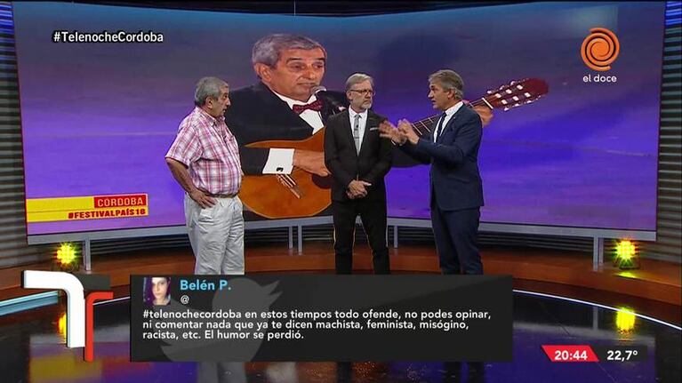 El Negro Álvarez rechazó las críticas en Telenoche