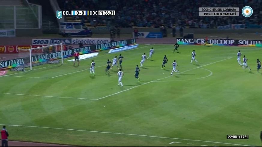 El gol de Gago contra Belgrano