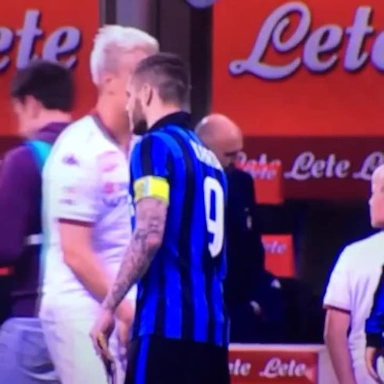 El vulgar gesto de Maxi López a Mauro Icardi 