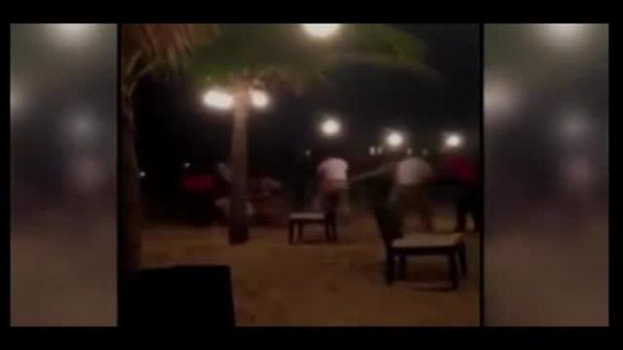 Escándalo con el chileno Salas y su bella novia en Punta Cana