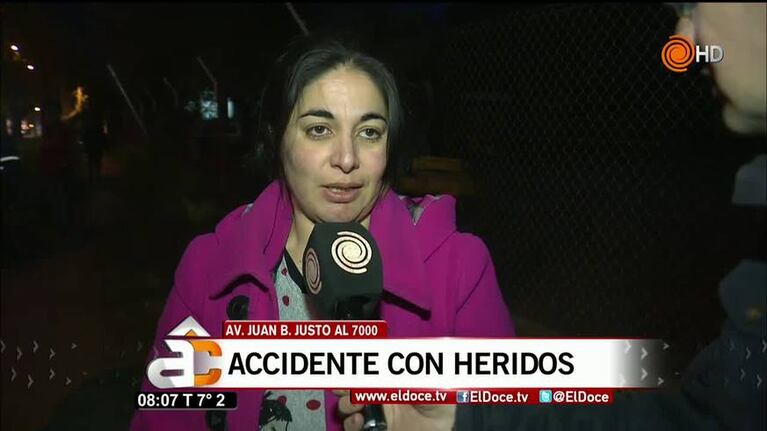 Dos heridos dejó un choque en el barrio Remedios de Escalada