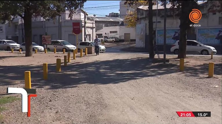 Municipales abrieron una calle para acceder a la subsecretaría de deporte