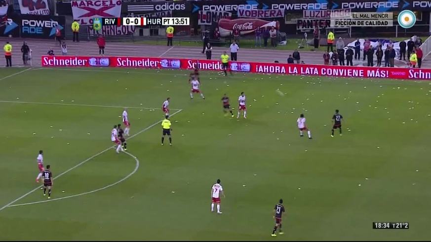 El 1-0 de River ante Huracán