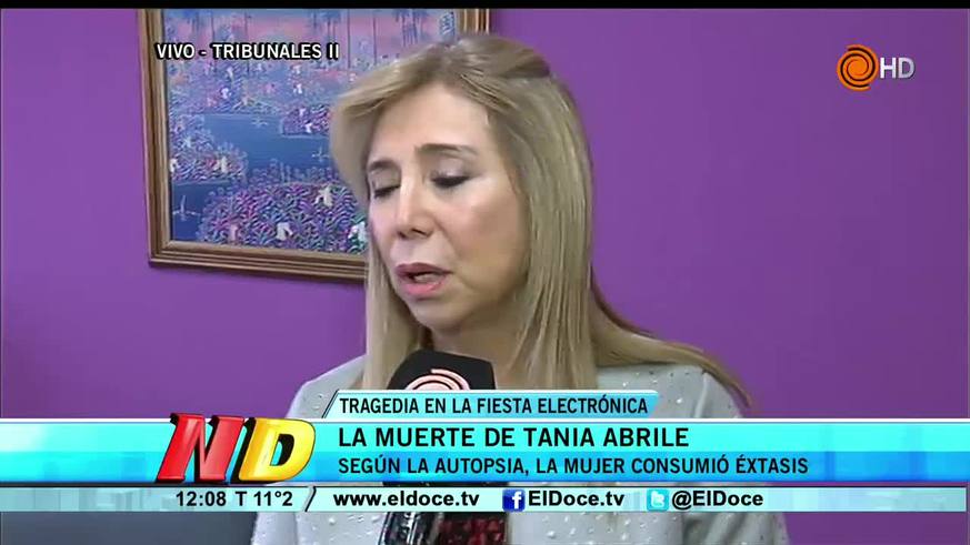 Fiscal Liliana Sánchez sobre la autopsia de Tania Abrile