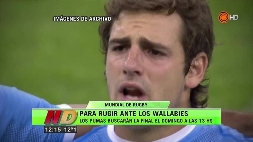 Nicolás Sánchez antes de la semi de Los Pumas