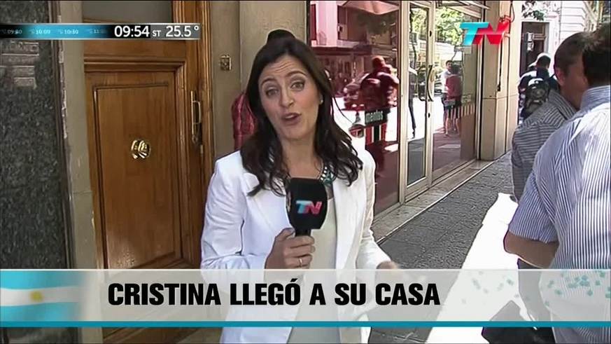 Cristina Kirchner: "Estoy muy bien, normal"