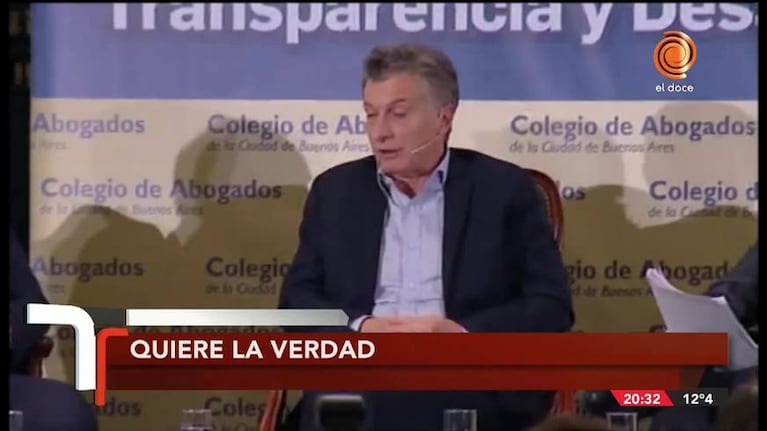Odebrecht: Macri criticó a Gils Carbó y pidió la verdad
