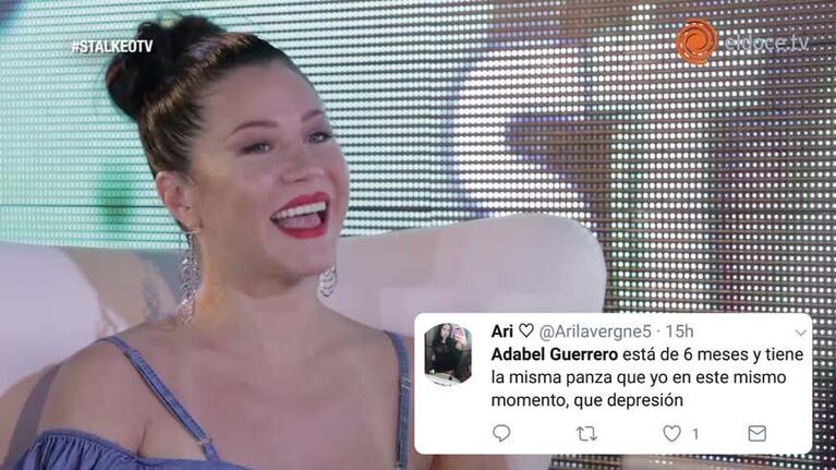 Adabel Guerrero habló del cambio de su cuerpo en el embarazo
