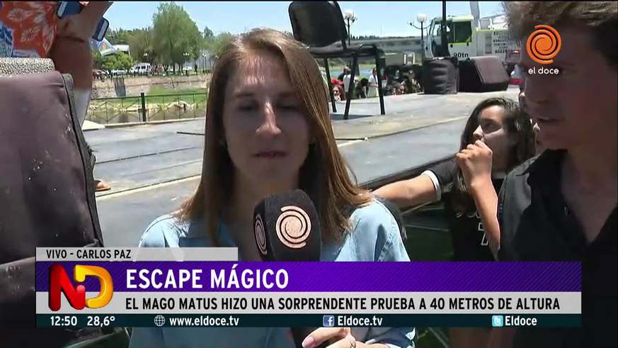 El Mago Matus hizo su gran escape en Carlos Paz