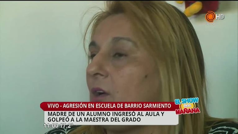 Golpearon a la maestra y volvieron