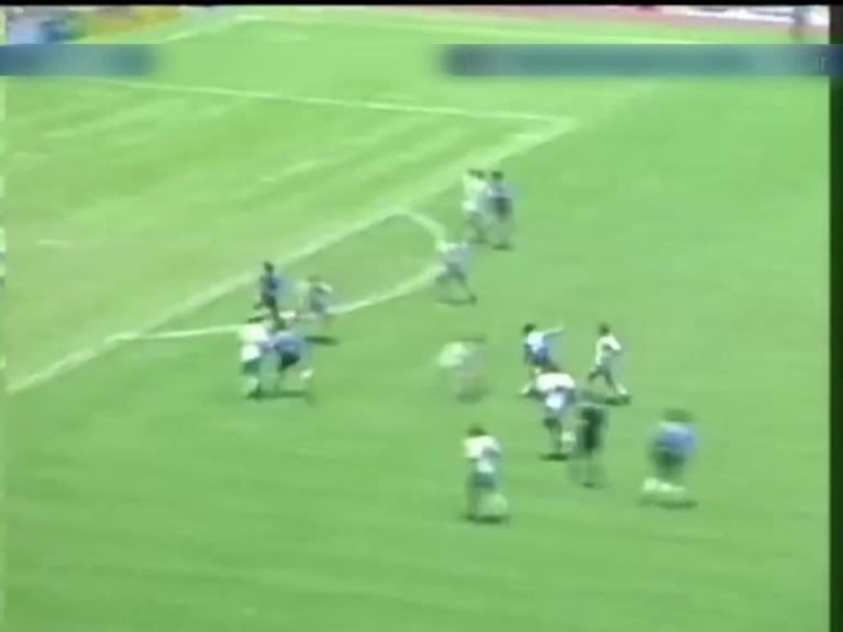 Los dos goles de Maradona a Inglaterra en México 86