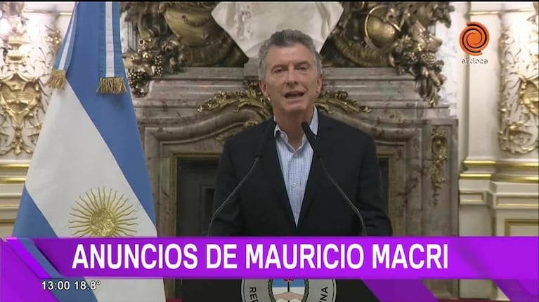 Macri anunció el regreso de Argentina al FMI