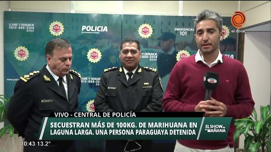 Secuestran más de 100 kilos de Cannabis