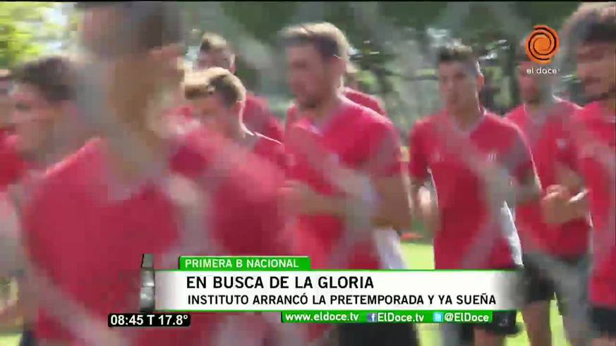 Instituto volvió a entrenar con el hijo de Klimowicz