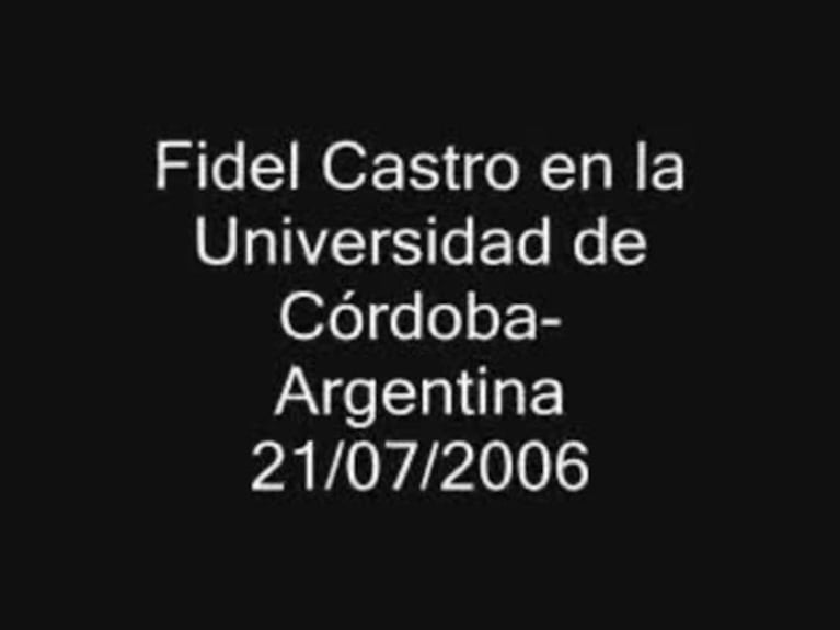 Fidel Castro en Córdoba