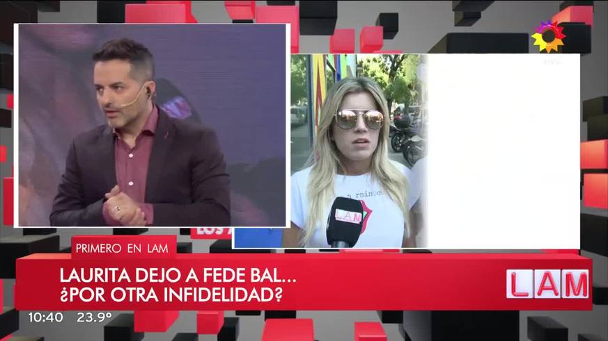 Laurita Fernández dejó a Fede Bal