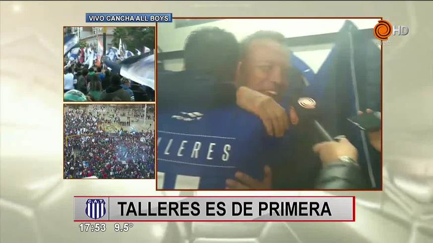 La alegría de Fassi por el ascenso de Talleres