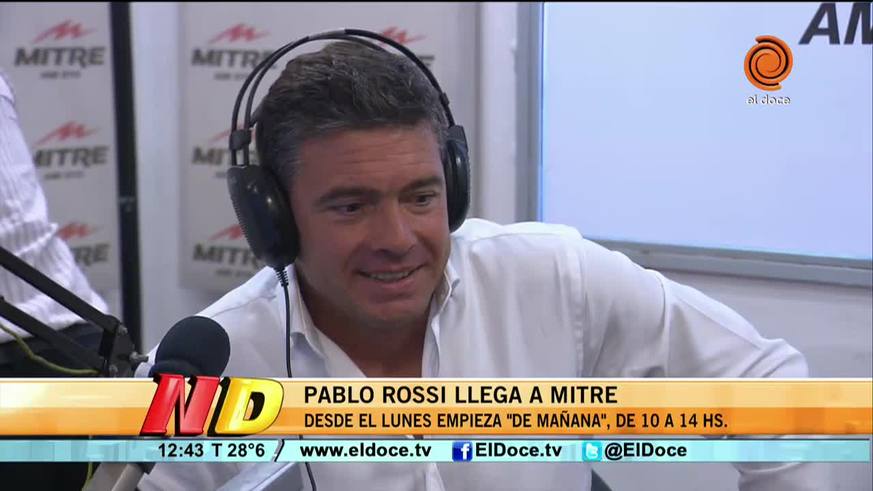 Pablo Rossi llega a radio Mitre