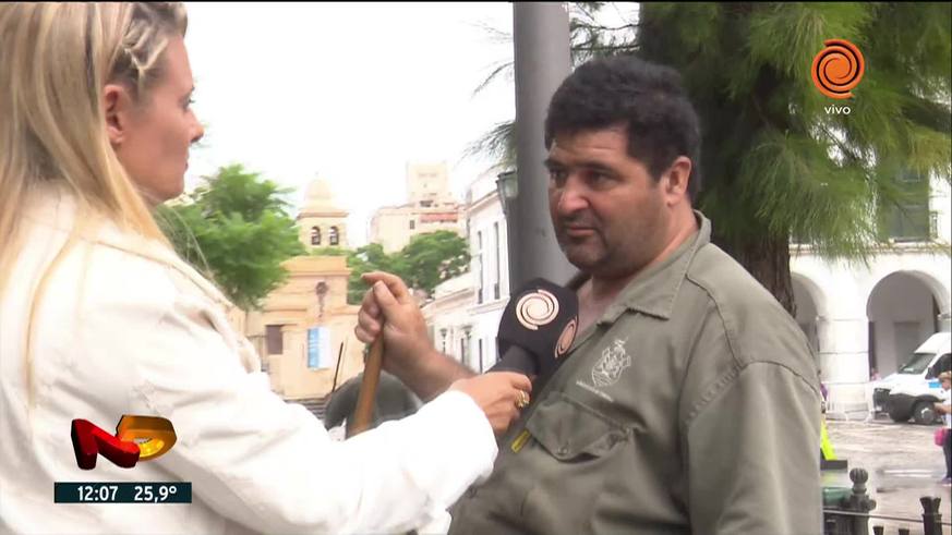 A la caza de las ratas en la Plaza San Martín