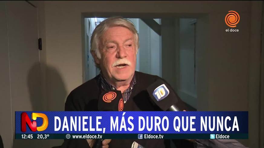 Rubén Daniele otra vez muy duro con Mestre