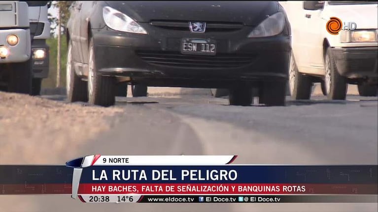 Dos accidentes en dos días: los peligros de la ruta 9 norte